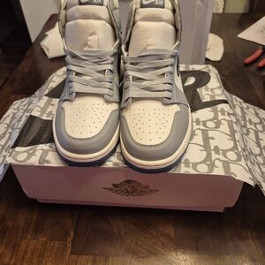 Nike Air Gray and White Sneakers